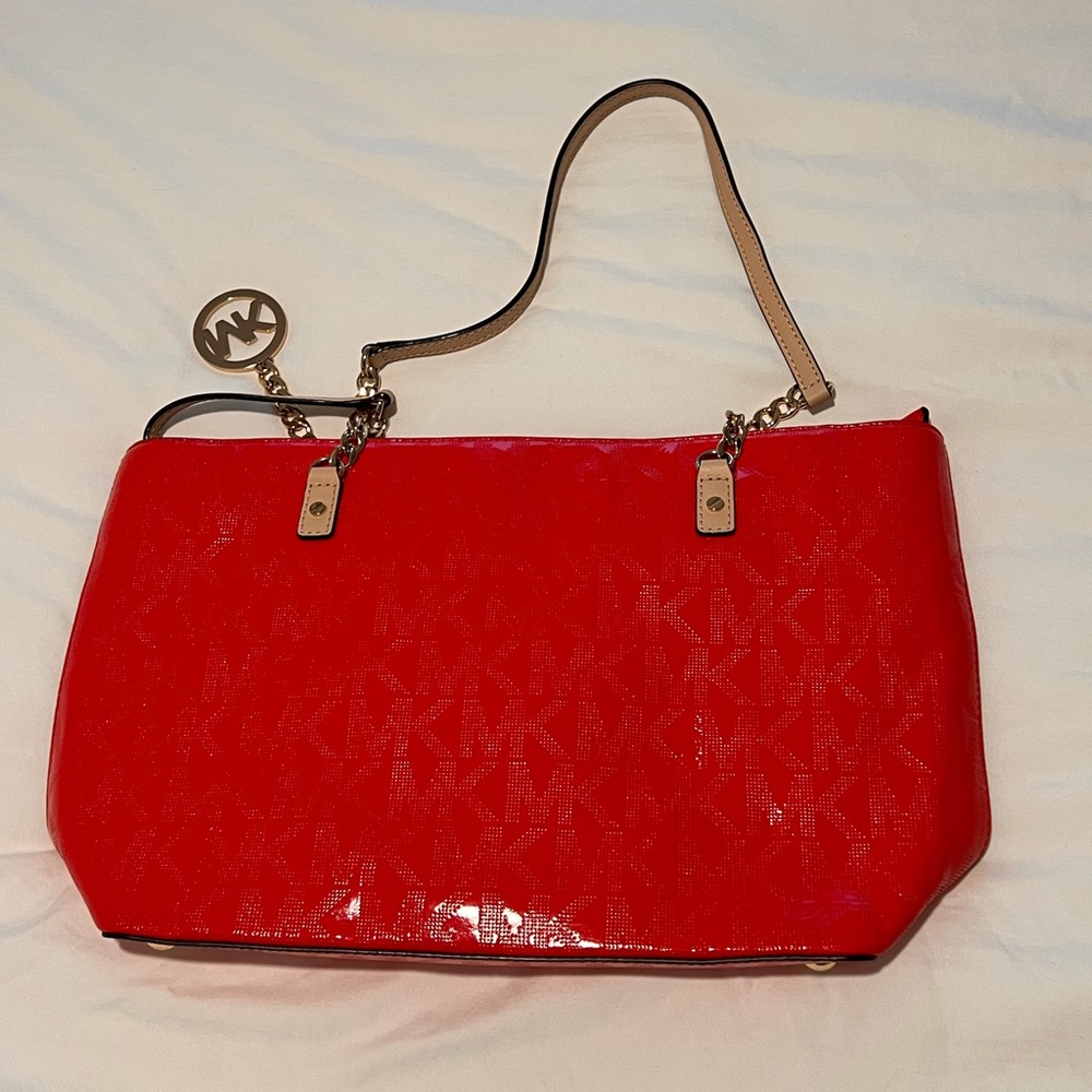 MK / tote / deep orange